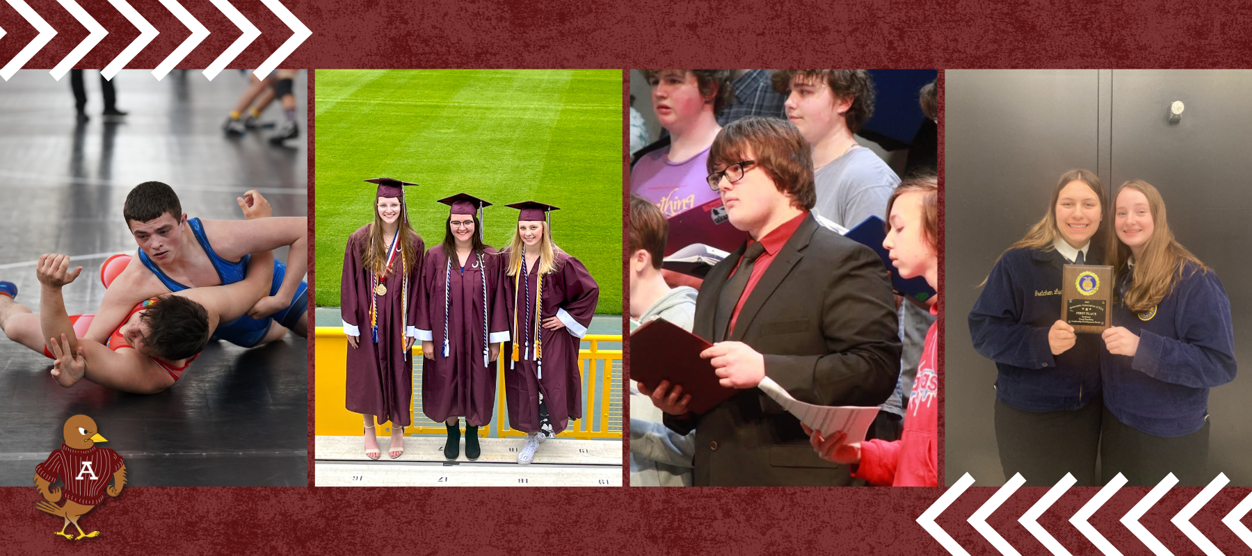 Collage of school district students of various ages and grade levels