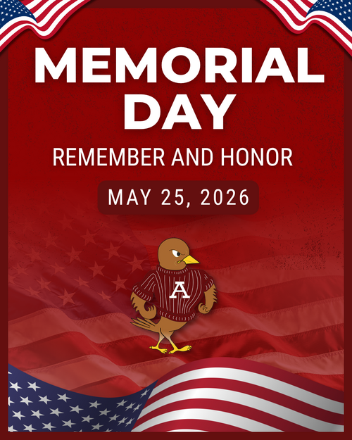 Remembering and honoring Memorial Day on May 25, 2026.