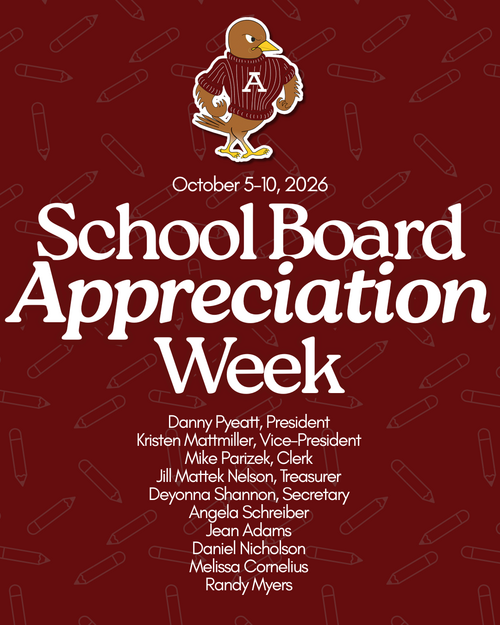 School Board Appreciation Week.
